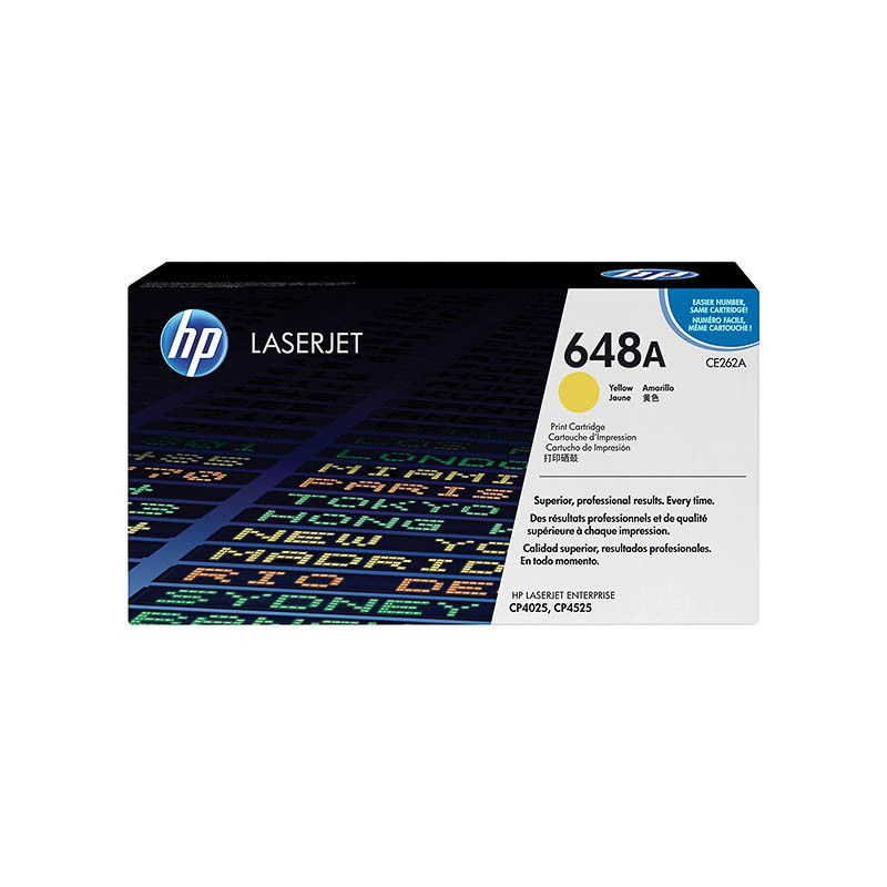 Toner HP CE262A - 648A Jaune