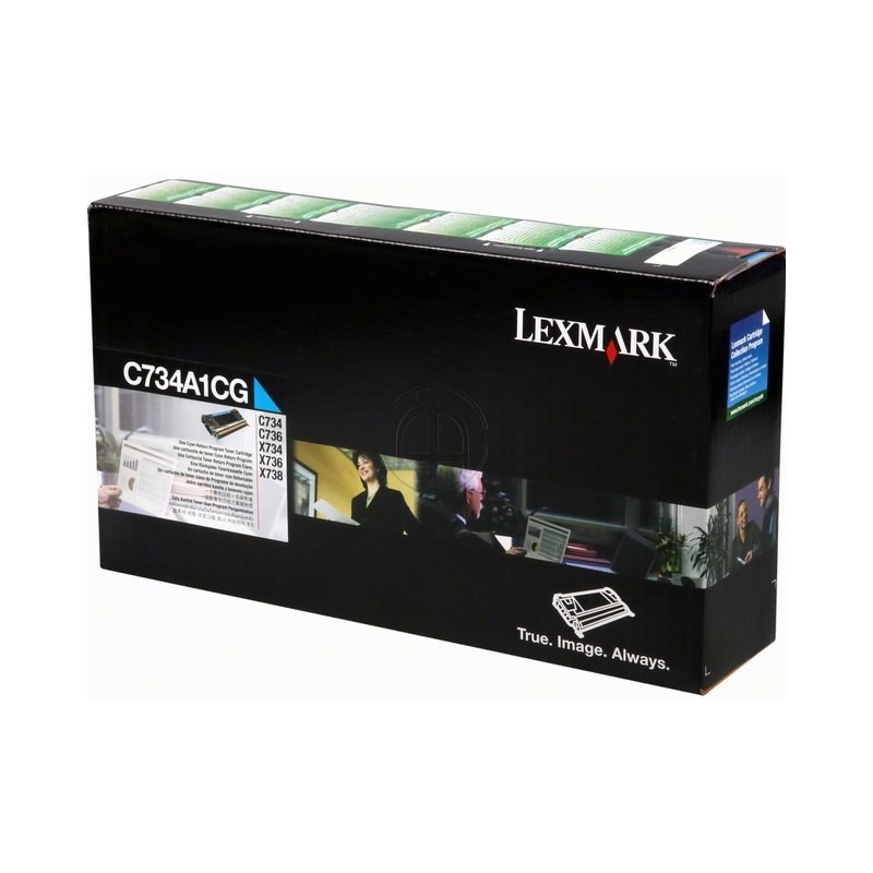 Toner Lexmark C734 Cyan