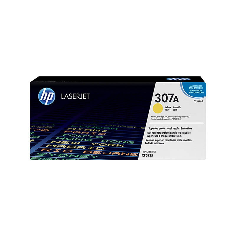 Toner HP CE742A - 307A Jaune