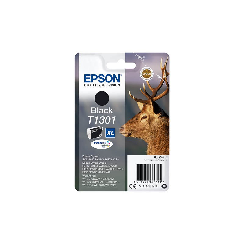 Cartouche d'encre Epson T1301 Noir