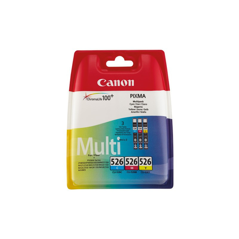 Canon CLI-526 - Pack de  3 couleurs