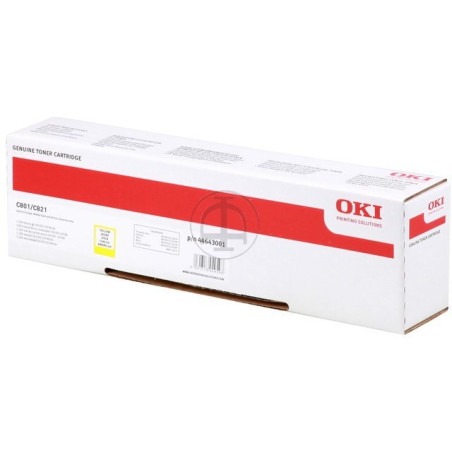 Toner OKI C801/C821 Jaune