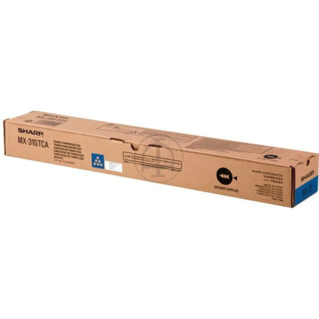 Toner SHARP MX31GTCA Cyan