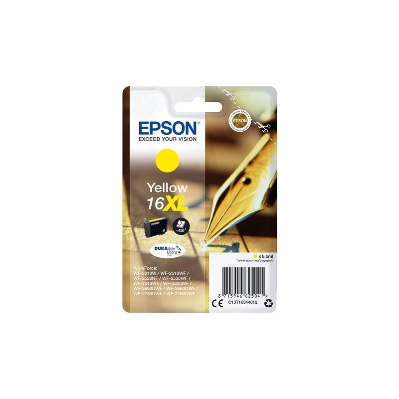 Cartouche d'encre Epson 16 XL Jaune