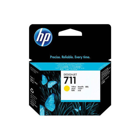 Cartouche d'encre Hp 711 Jaune