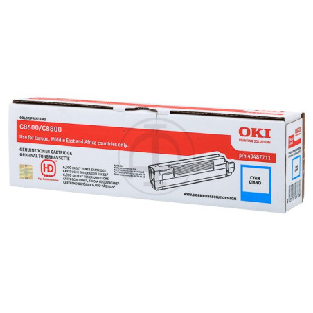 Toner OKI C8600/8800 Cyan
