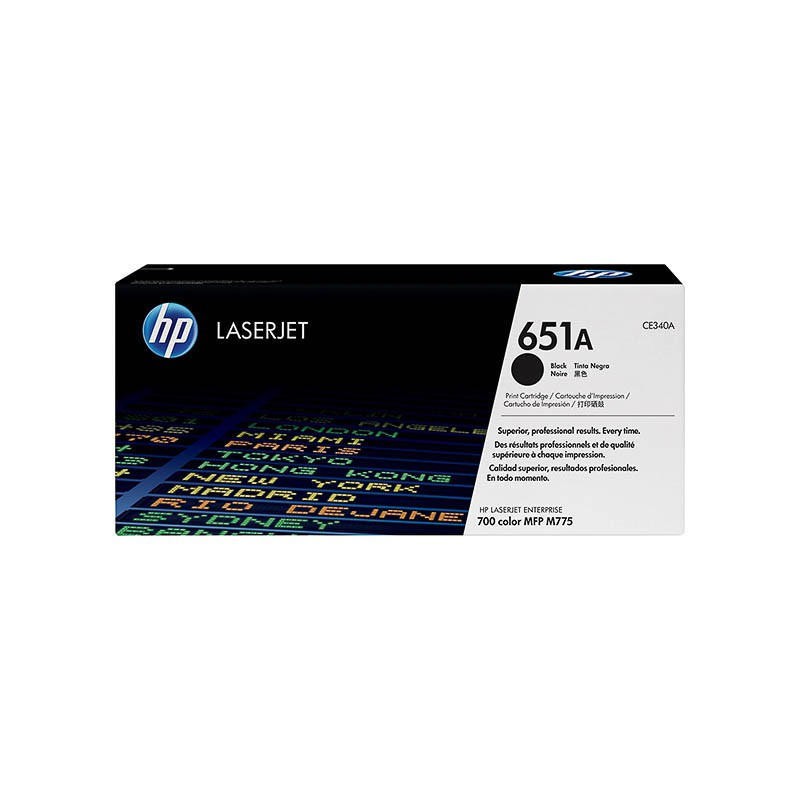 Toner HP CE340A - 651A Noir