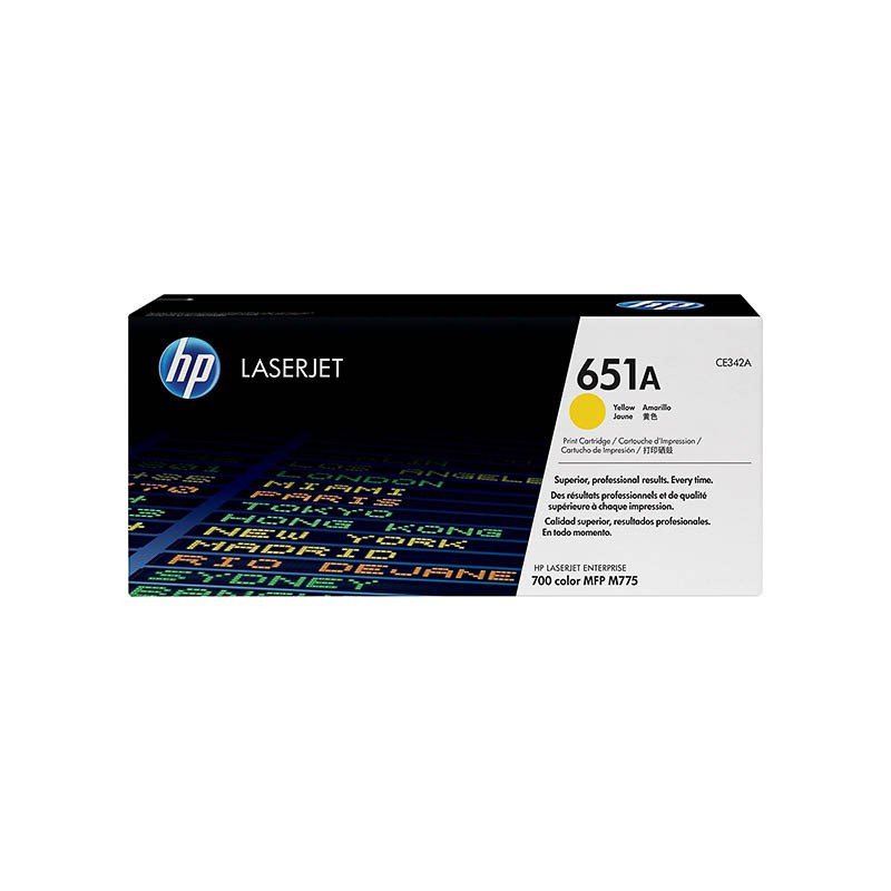 Toner HP CE342A - 651A Jaune