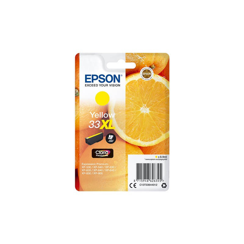 Cartouche d'encre Epson 33 XL Jaune
