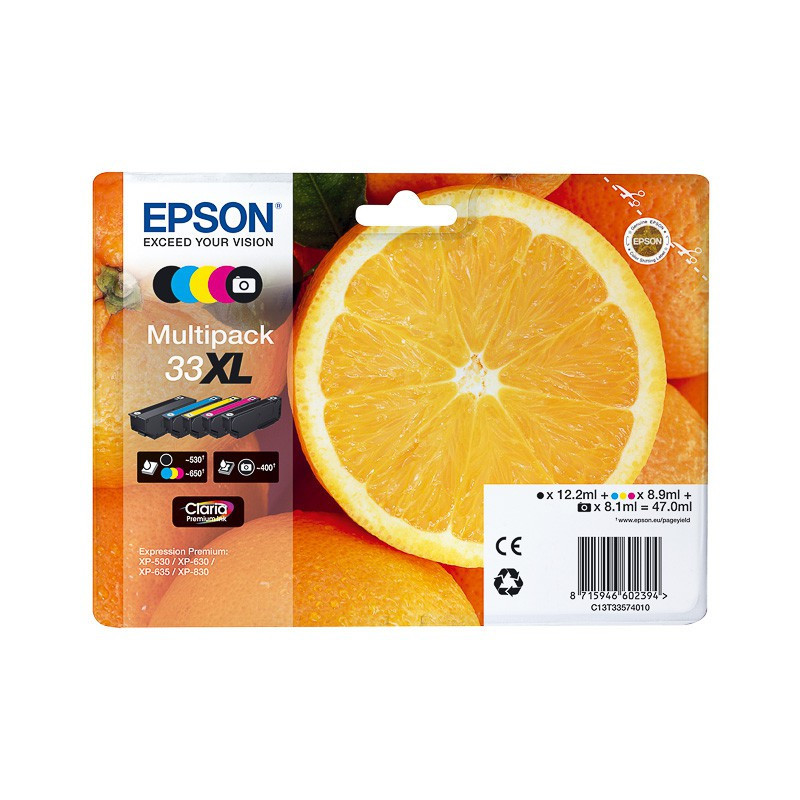 Cartouches Pack Epson 33 XL