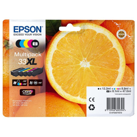 Cartouches Pack Epson 33 XL