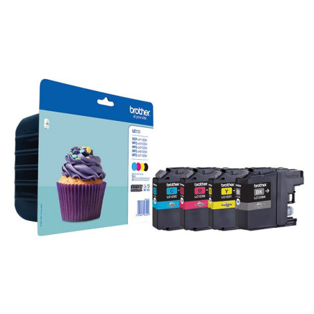 Cartouches Brother LC-123 - Pack 4