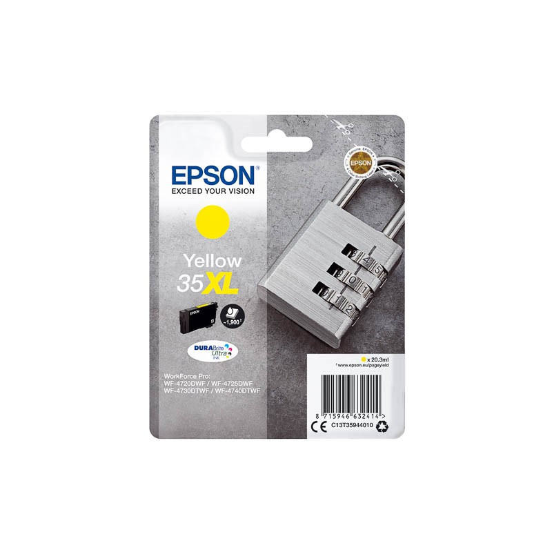 Cartouche d'encre Epson 35 XL Yellow