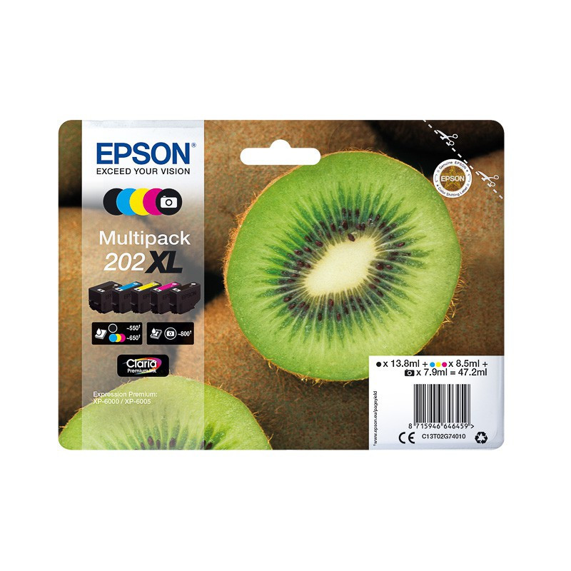 Cartouches Pack Epson 202 XL