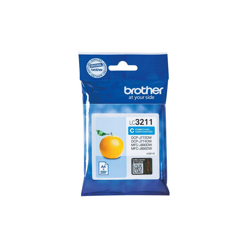 Cartouche d'encre Brother LC-3211 Cyan