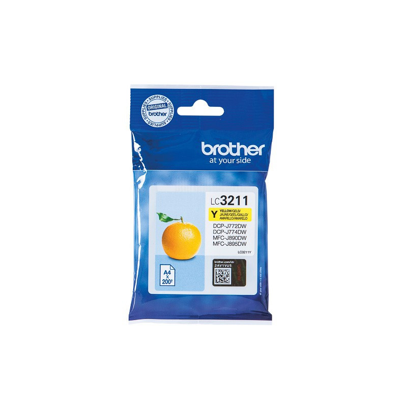Cartouche d'encre Brother LC-3211 Jaune