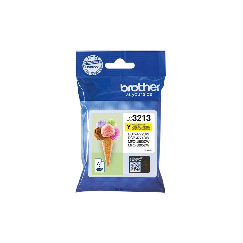 Cartouche d'encre Brother LC-3213 Jaune