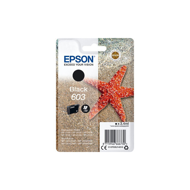 Cartouche d'encre Epson 603 Noir