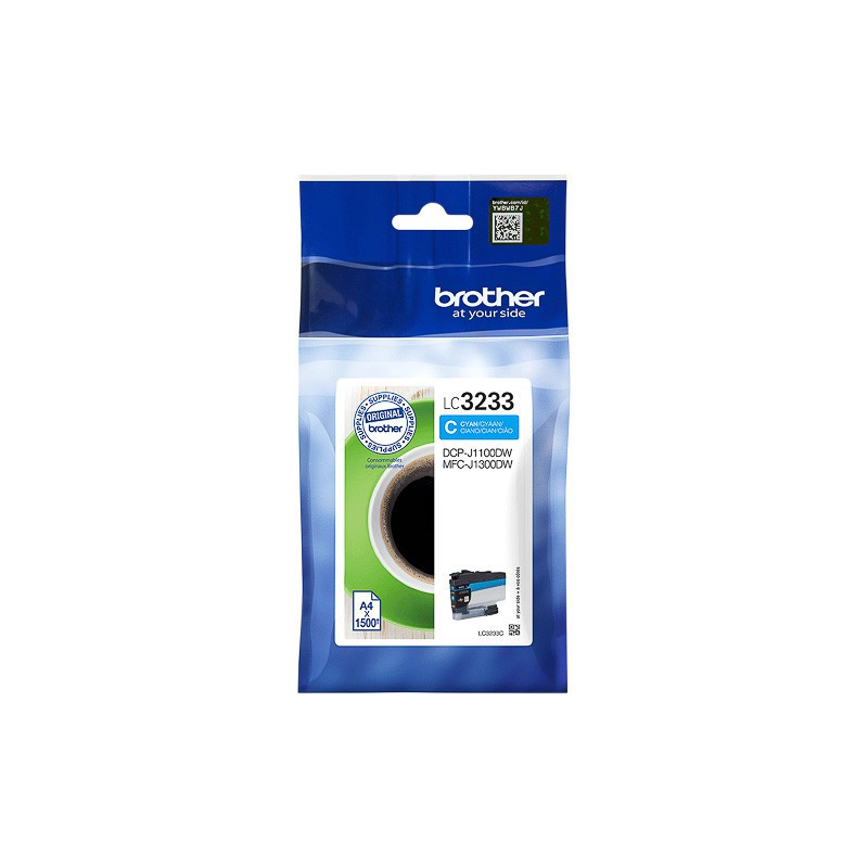 Cartouche d'encre Brother LC-3233 Cyan