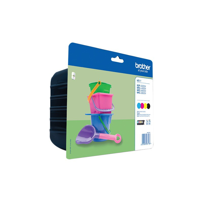 Cartouches Brother LC-221 - Pack 4