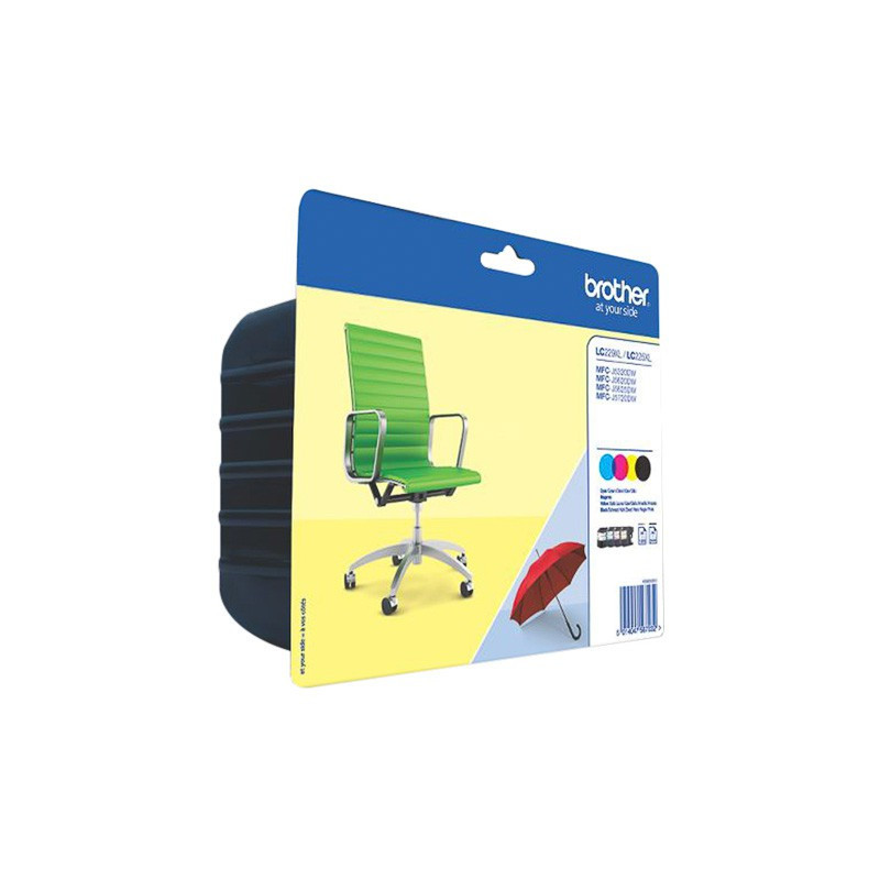 Cartouches Brother LC229XL / LC225XL - Pack 4