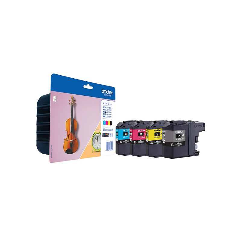Cartouches Brother LC127XL / LC125XL - Pack 4