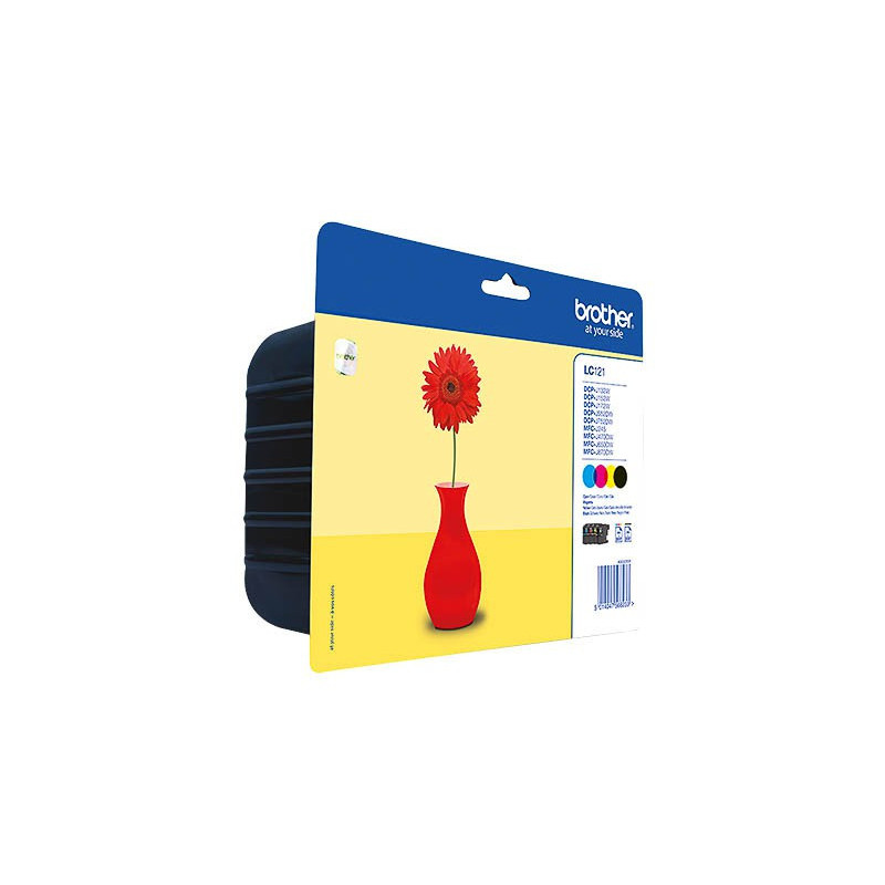 Cartouches Brother LC-121 - Pack 4