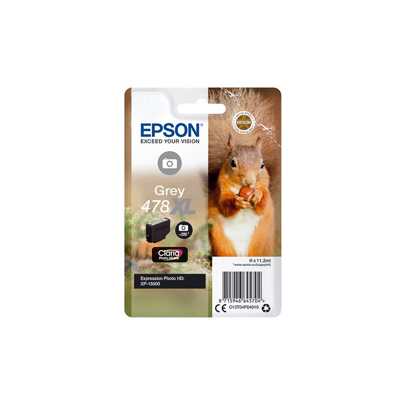 Cartouche d'encre Epson 478XL Gris