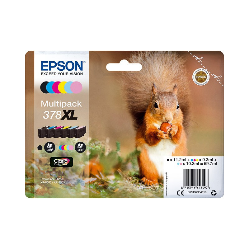 Cartouches Pack Epson 378XL