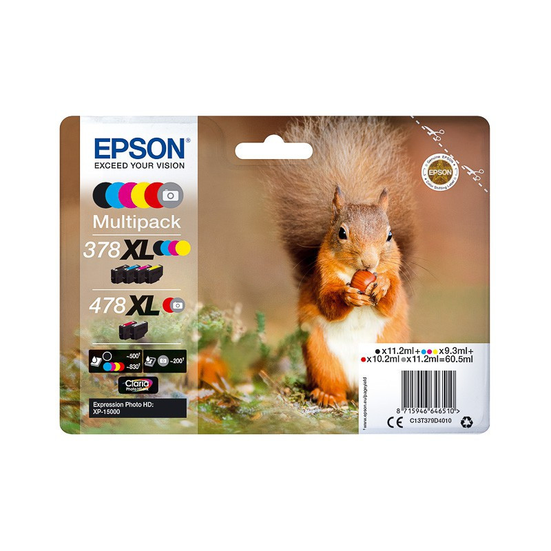 Cartouches Pack Epson 478XL