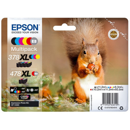Cartouches Pack Epson 478XL