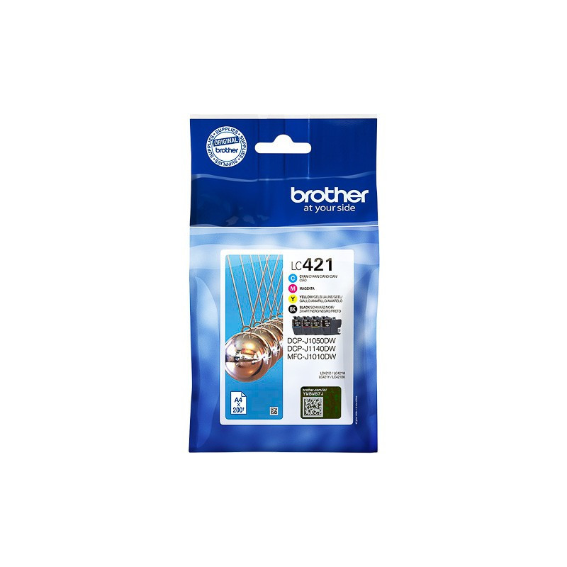 Cartouches Brother LC-421 - Pack 4