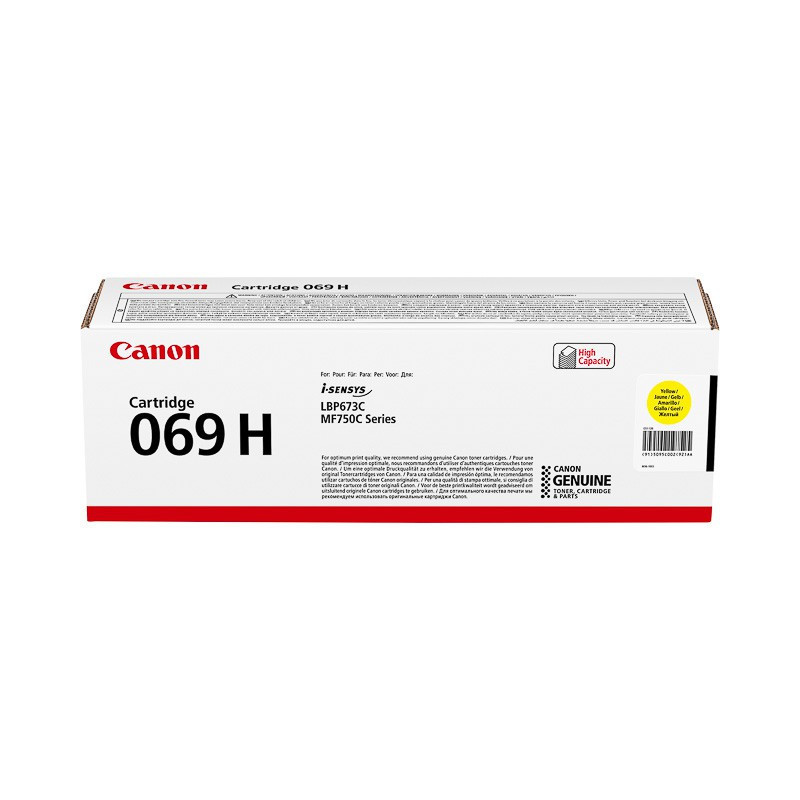 Toner Canon 069H Jaune