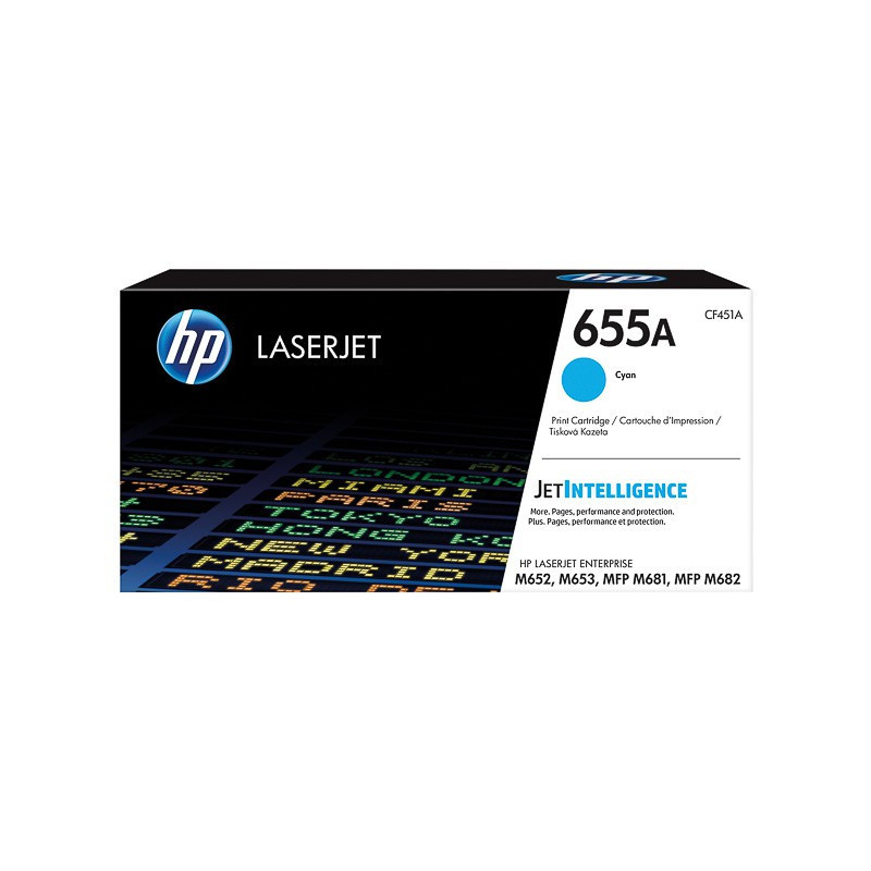 Toner HP 655A Cyan