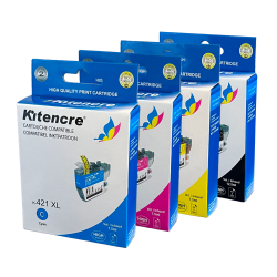 Pack de 4 Cartouches LC-421XL K / C / M / Y