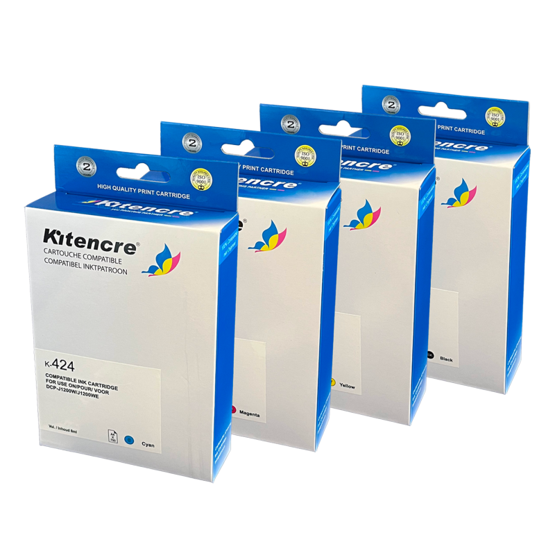 Pack de 4 Cartouches LC-424 K / C / M / Y