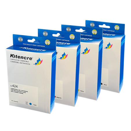 Pack de 4 Cartouches LC-424 K / C / M / Y