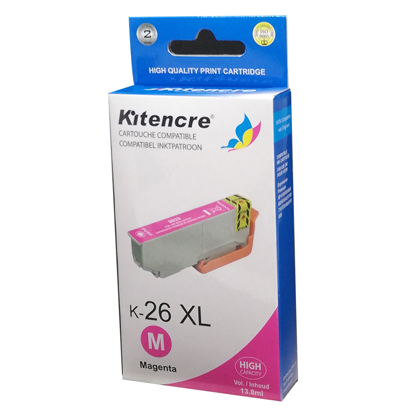 Cartouche d'encre 26 XL Magenta