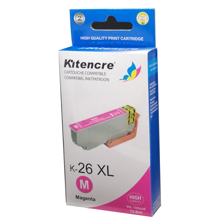 Cartouche d'encre 26 XL Magenta