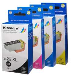 Pack 4 Cartouches - 26 XL
