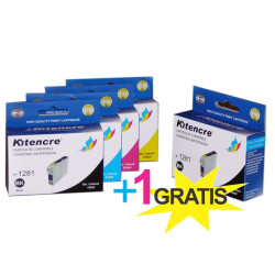 Lot 4 Cartouches + 1 GRATUITE - T1285