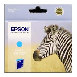 Cartouche d'encre Epson T0742 Cyan