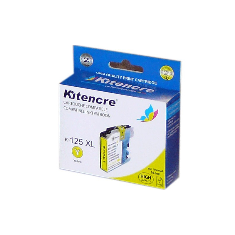 Cartouche d'encre LC-125XL Jaune