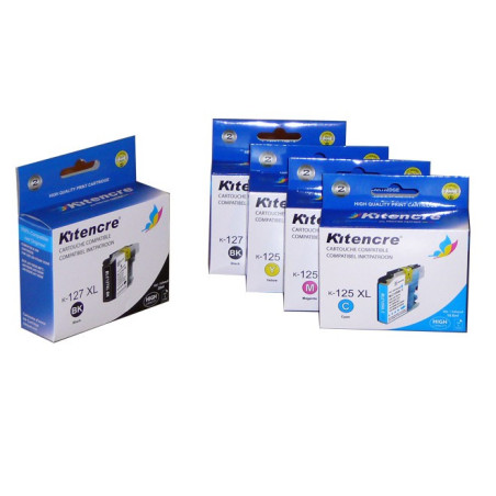 Cartouches LC-127/125 - Pack 4+1 GRATIS