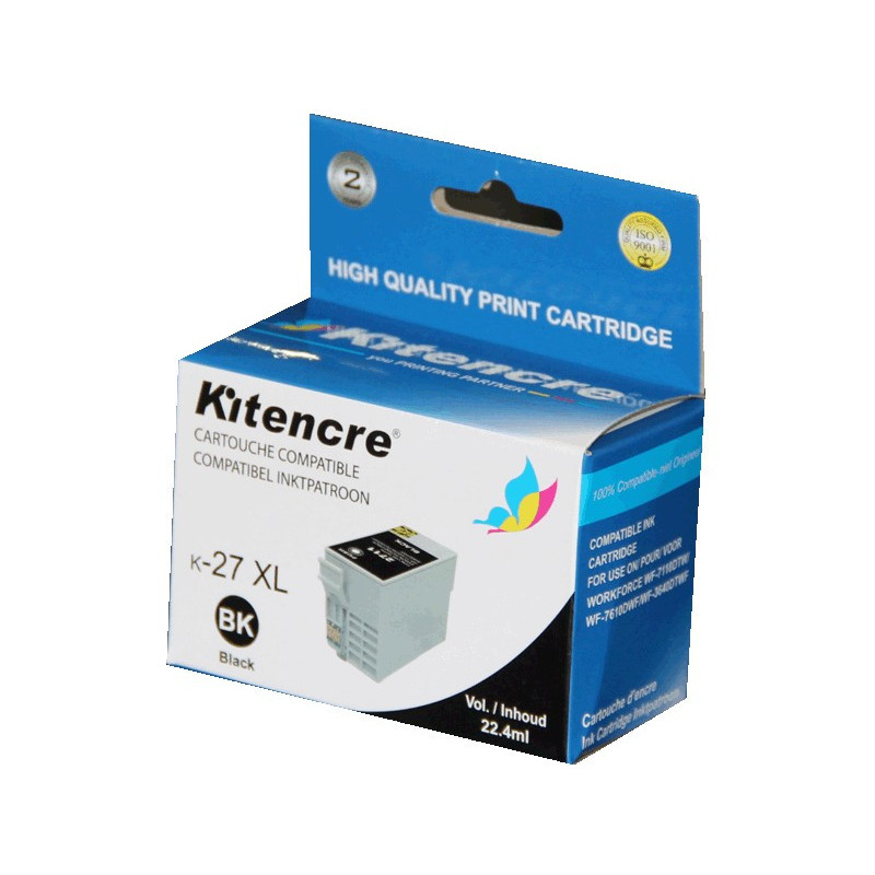 Cartouche d'encre 27 XL Noir