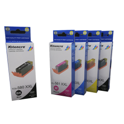 Lot Cartouches CLI581XXL / PGI-580XXL - 5 Cartouches