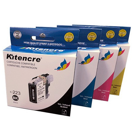 Lot 4 Cartouches LC223 K / C / M / Y