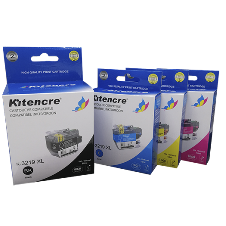 Lot 4 Cartouches LC-3219XL K / C / M / Y