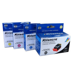 Lot 4 Cartouches N° 934/935 XL K / C / M / Y