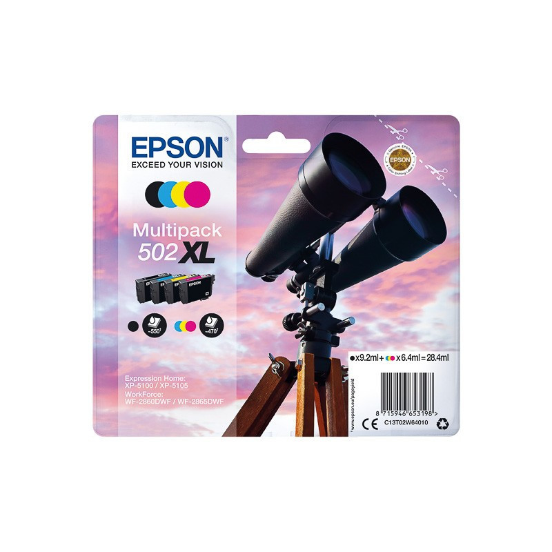 Cartouches Pack Epson 502 XL
